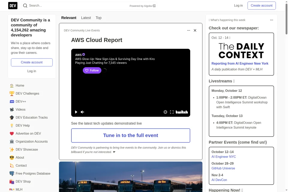 Landing page preview