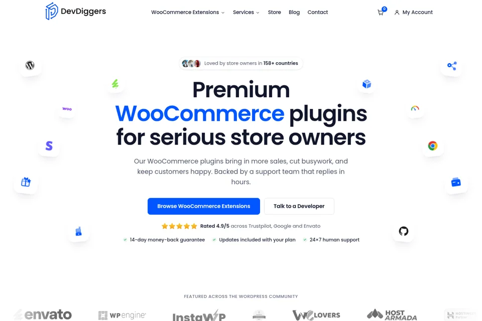 Landing page preview