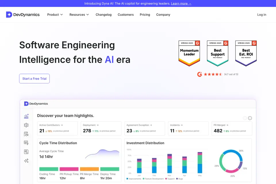 Landing page preview