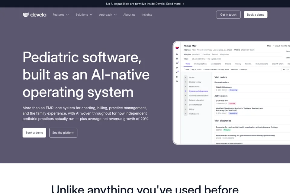 Landing page preview