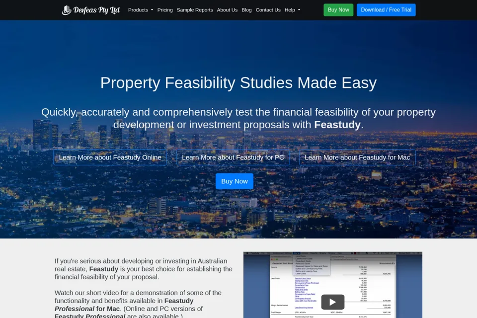 Landing page preview