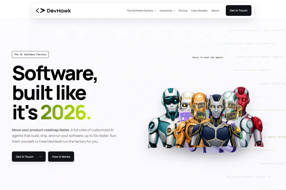 Landing page preview