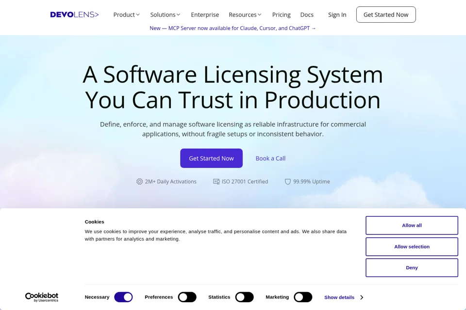 Landing page preview