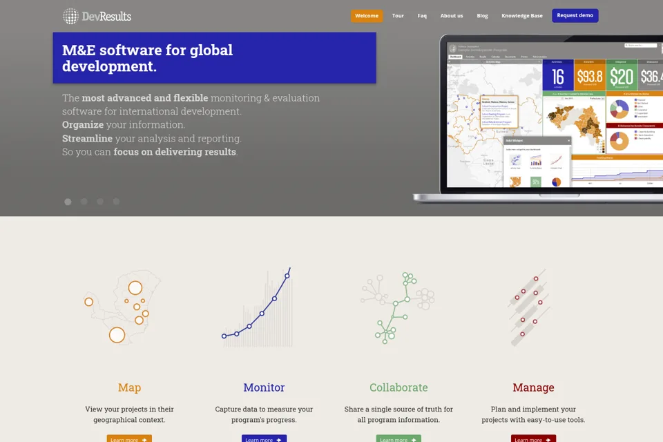 Landing page preview