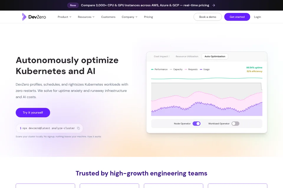 Landing page preview