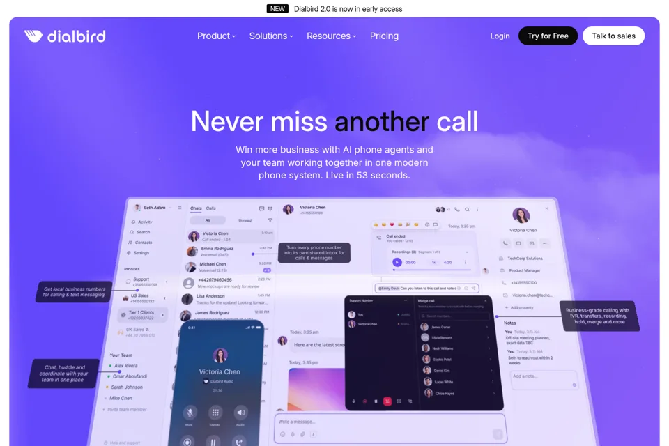 Landing page preview