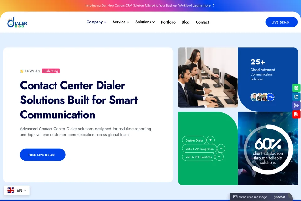 Landing page preview