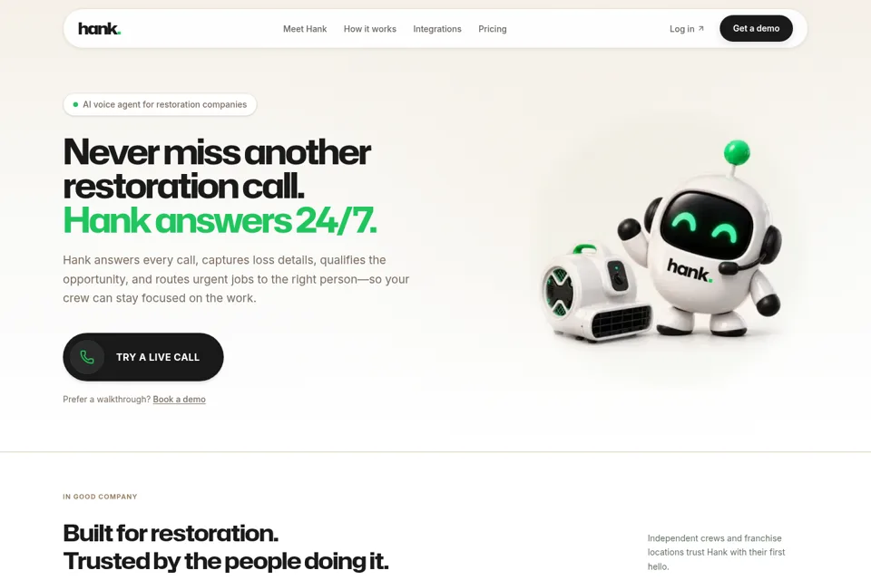 Landing page preview