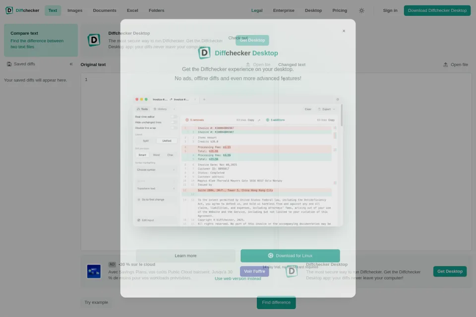Landing page preview