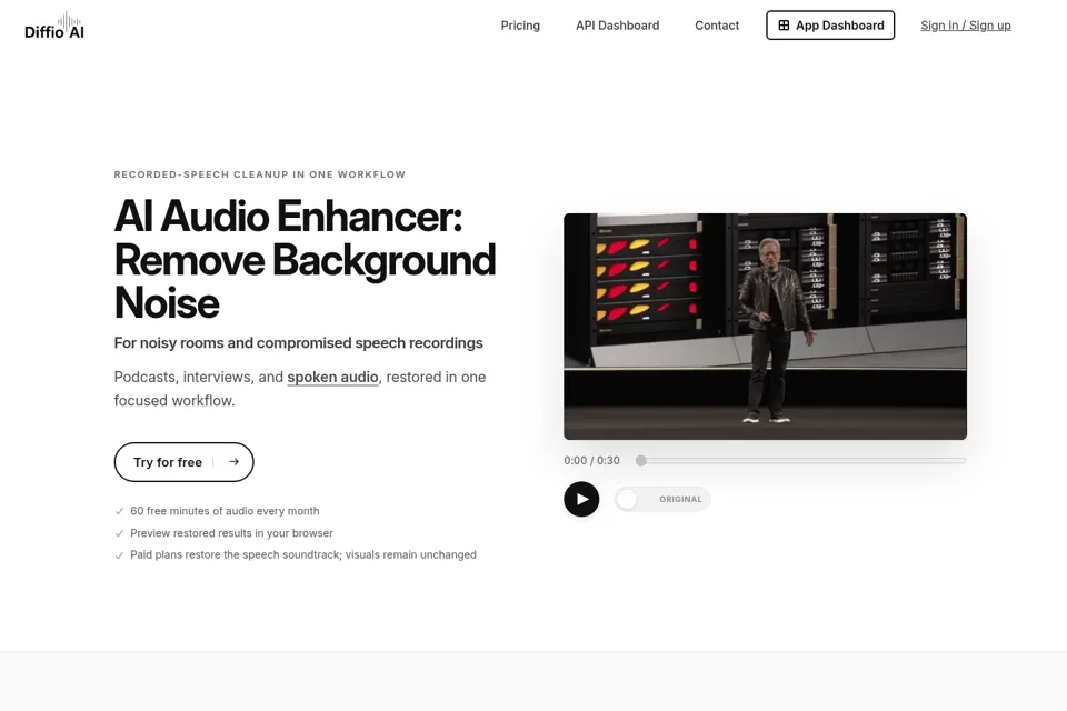 Landing page preview