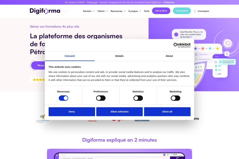 Landing page preview