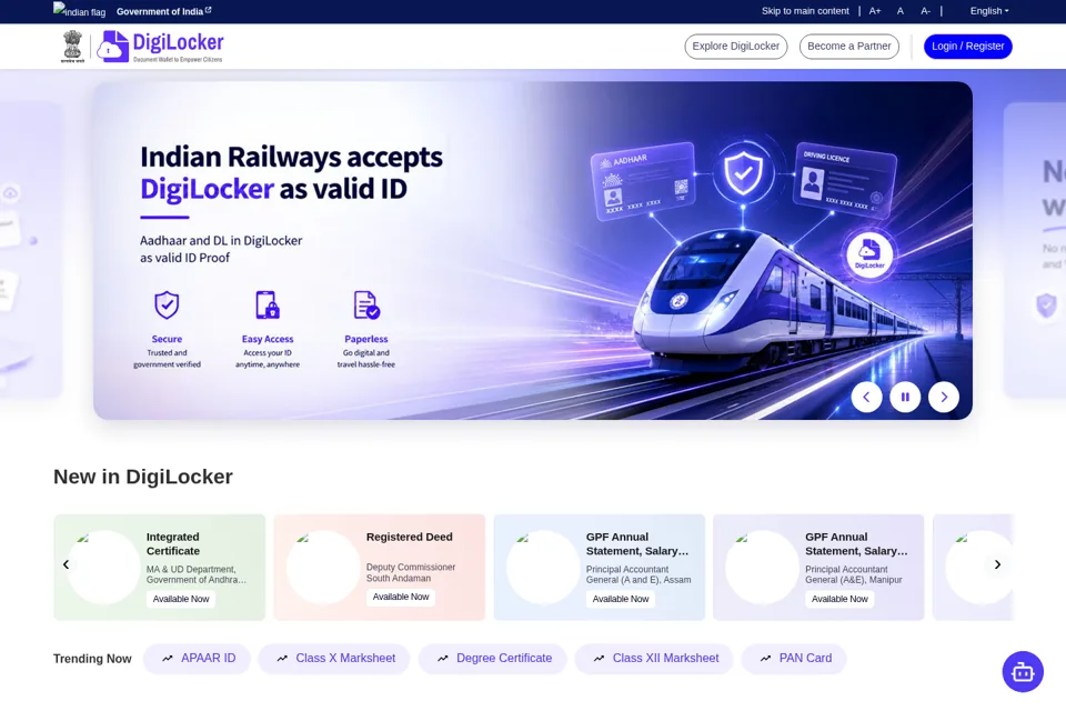 Landing page preview