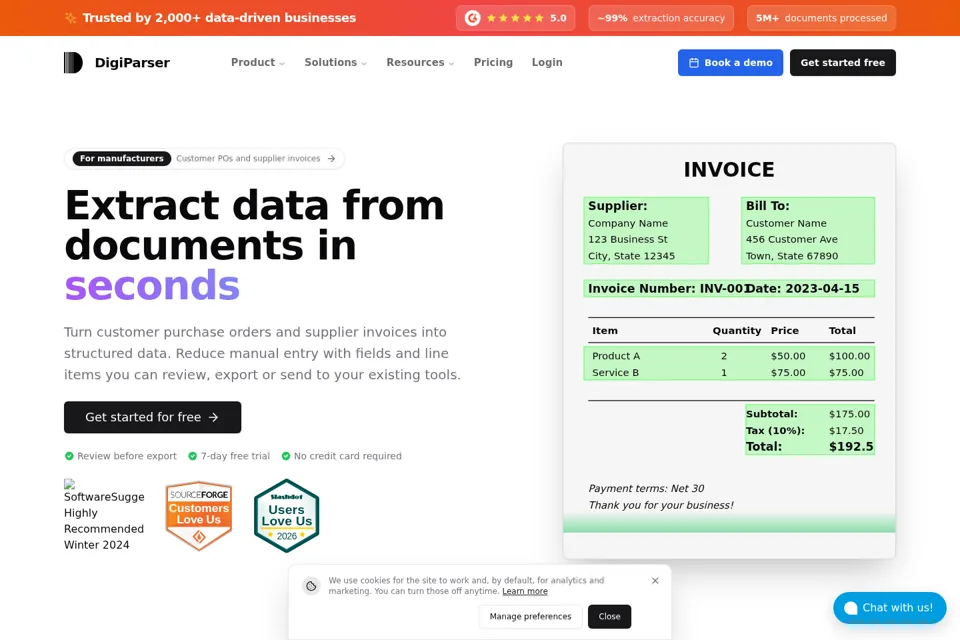 Landing page preview