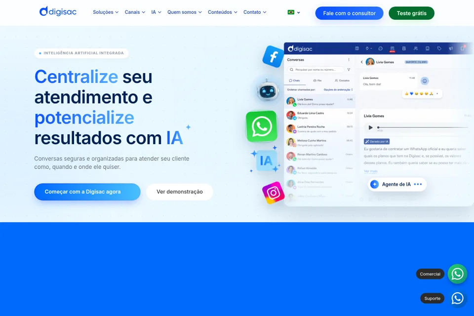 Landing page preview