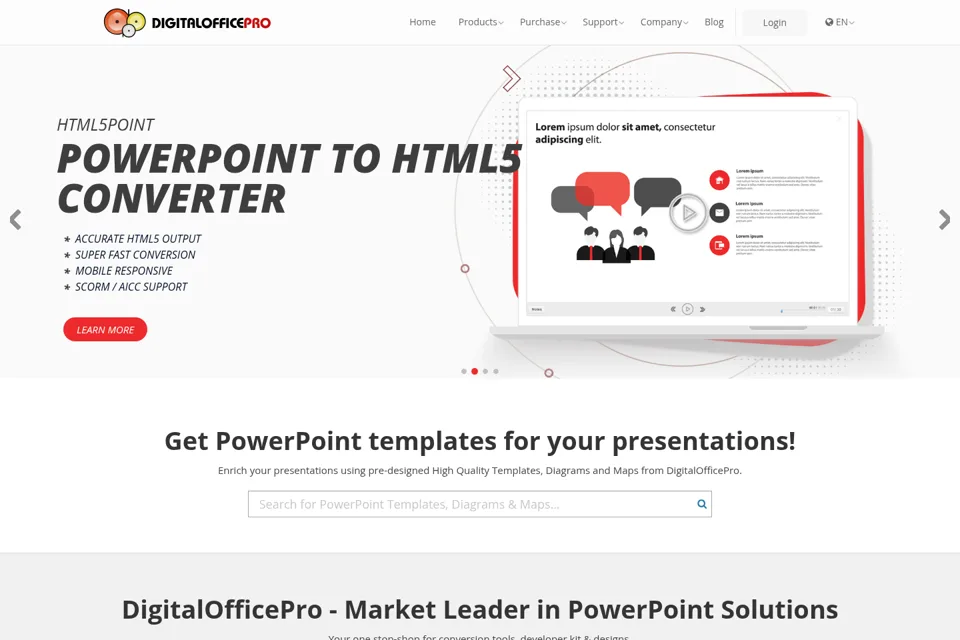Landing page preview
