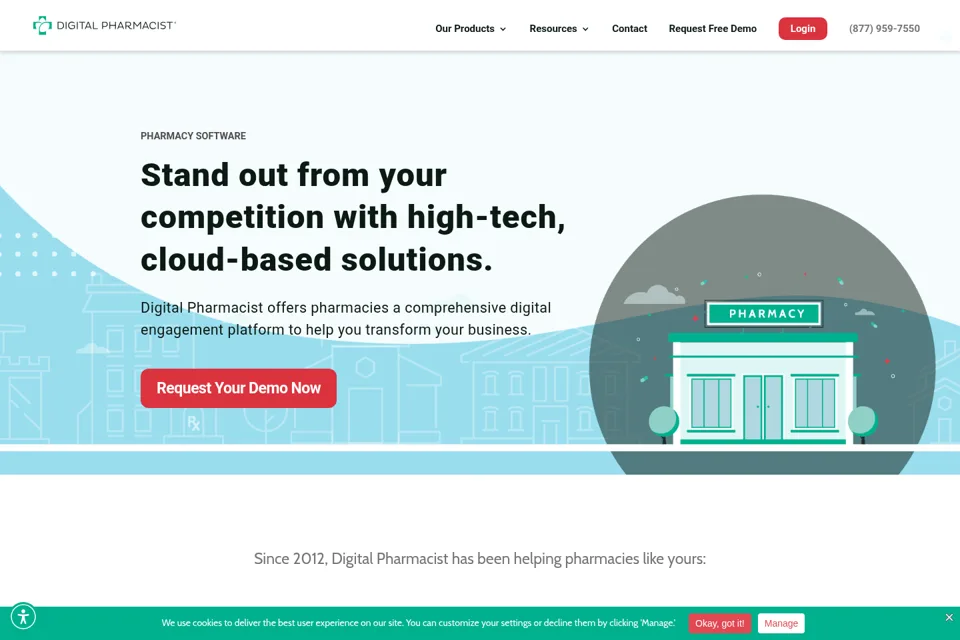 Landing page preview