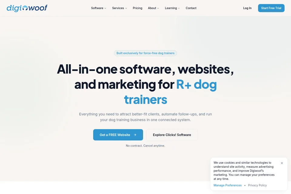 Landing page preview