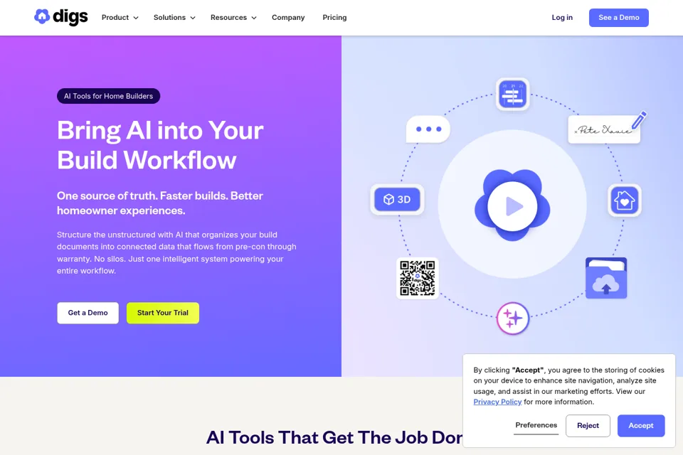 Landing page preview