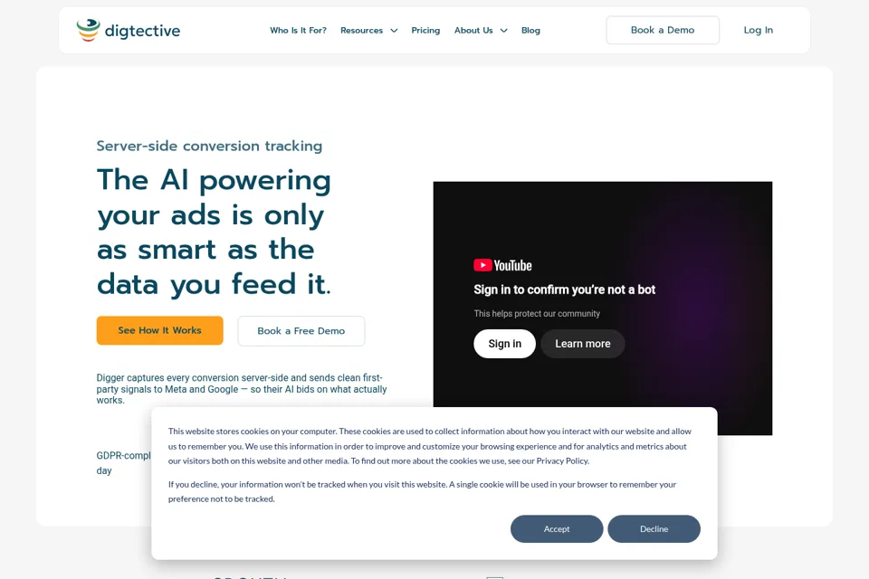 Landing page preview