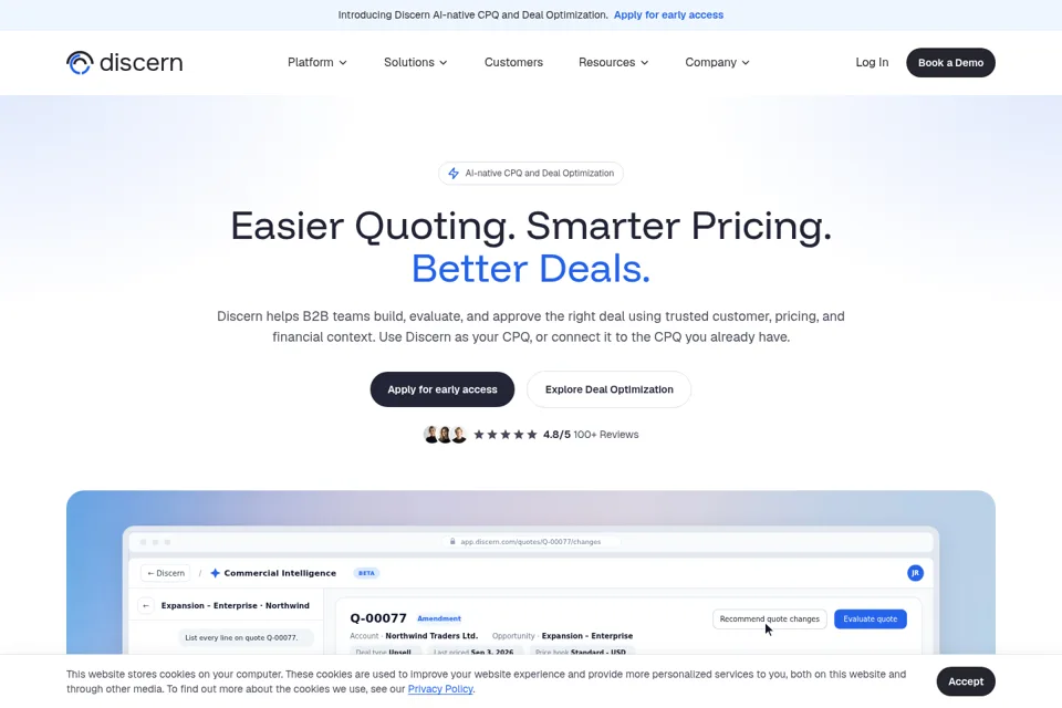 Landing page preview