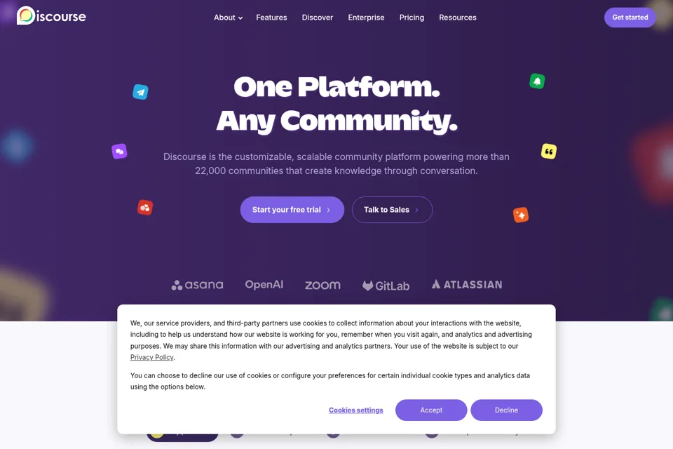 Landing page preview