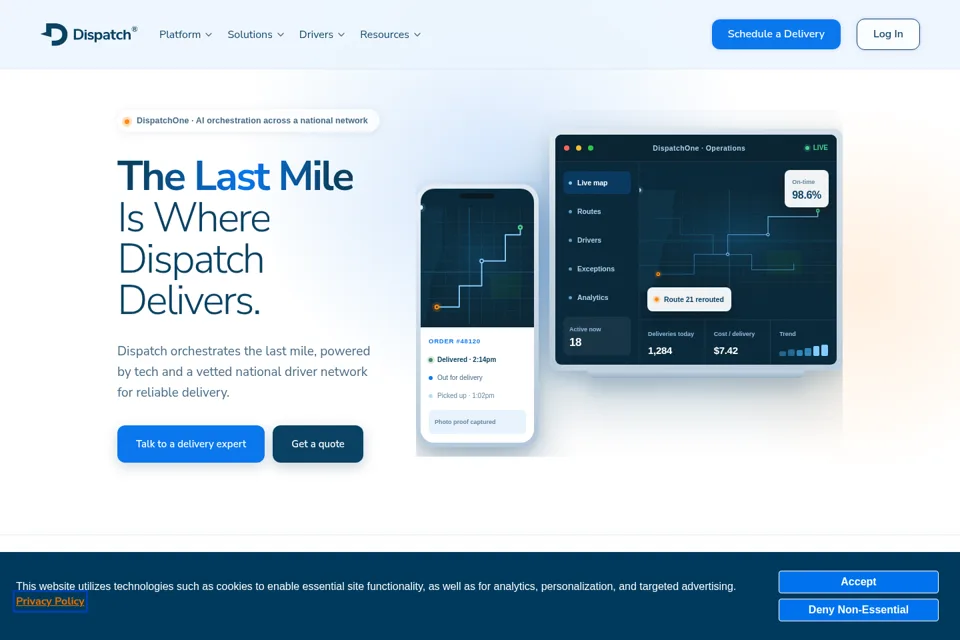 Landing page preview