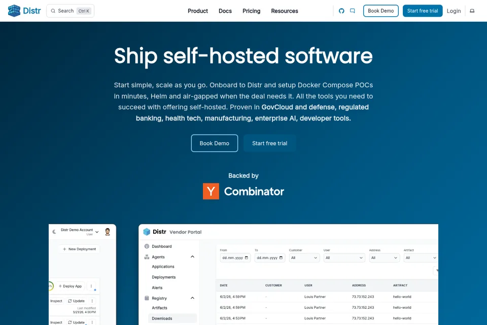 Landing page preview