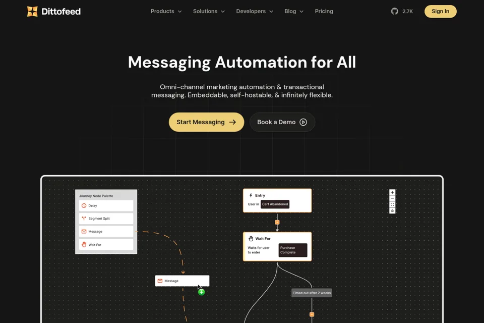 Landing page preview