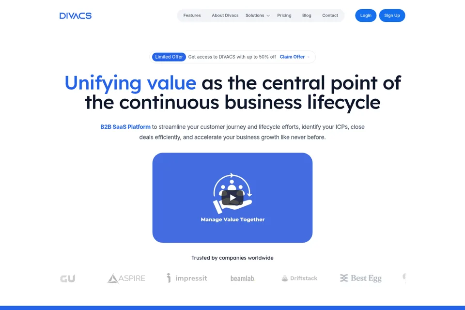 Landing page preview