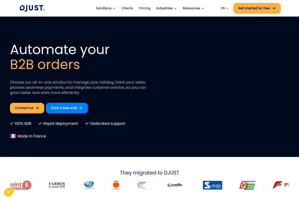 Landing page preview
