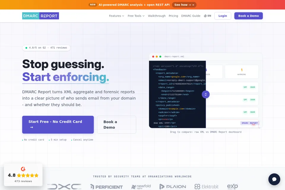 Landing page preview