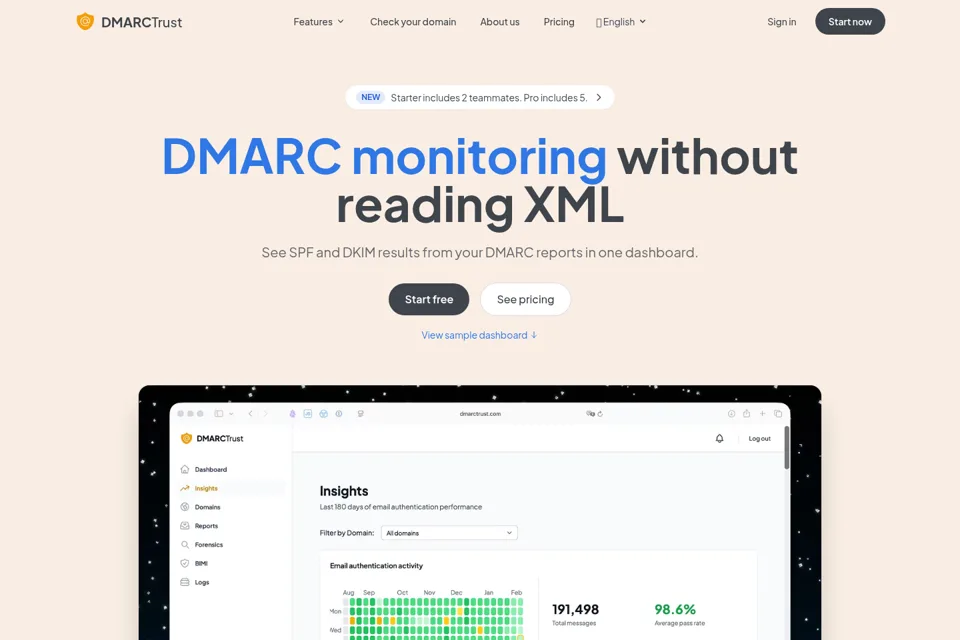 Landing page preview