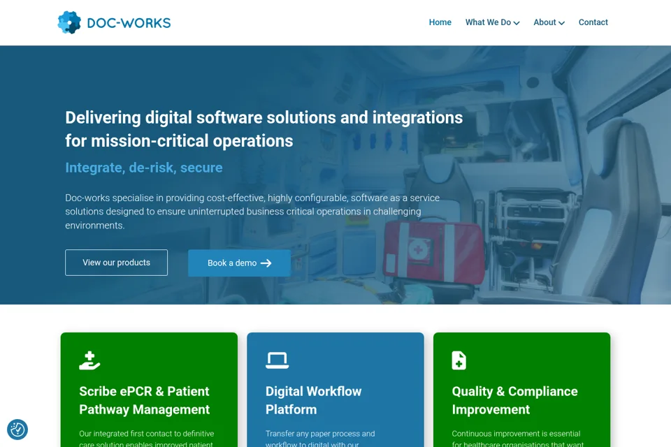 Landing page preview