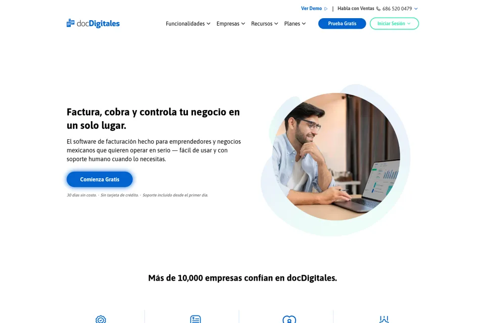 Landing page preview