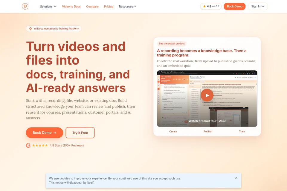 Landing page preview