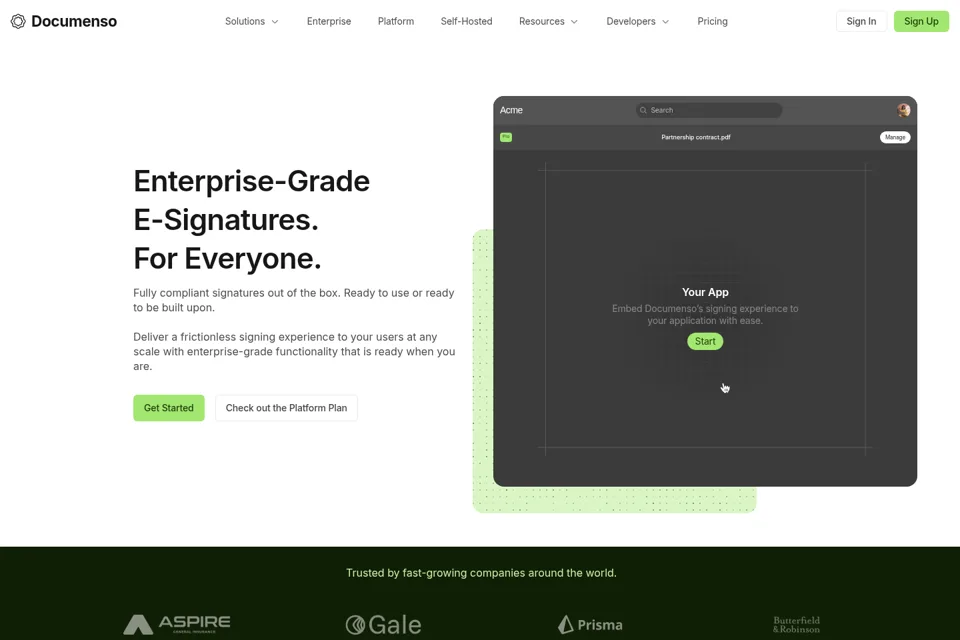 Landing page preview