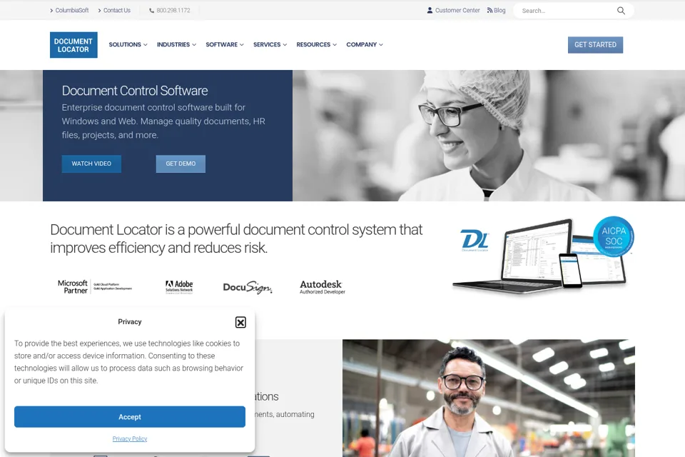 Landing page preview