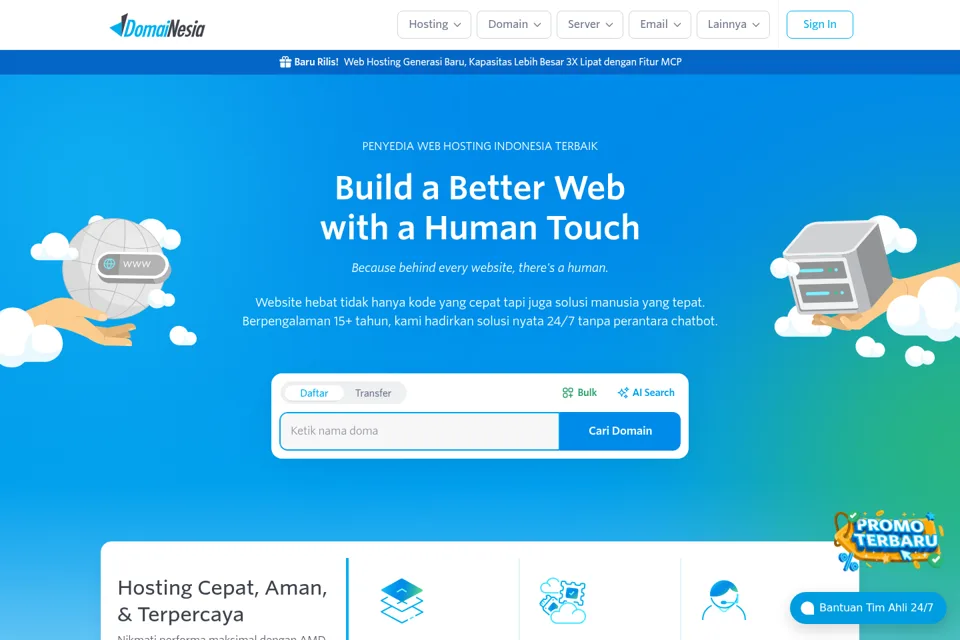Landing page preview
