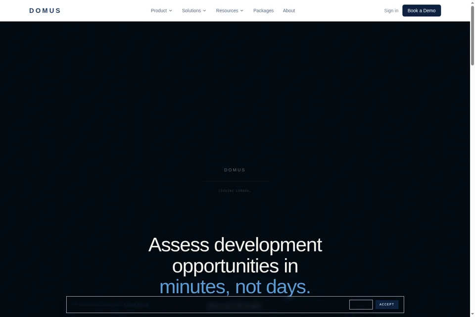 Landing page preview