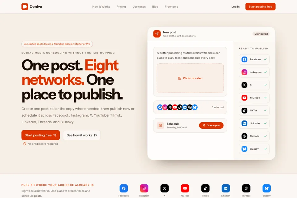 Landing page preview