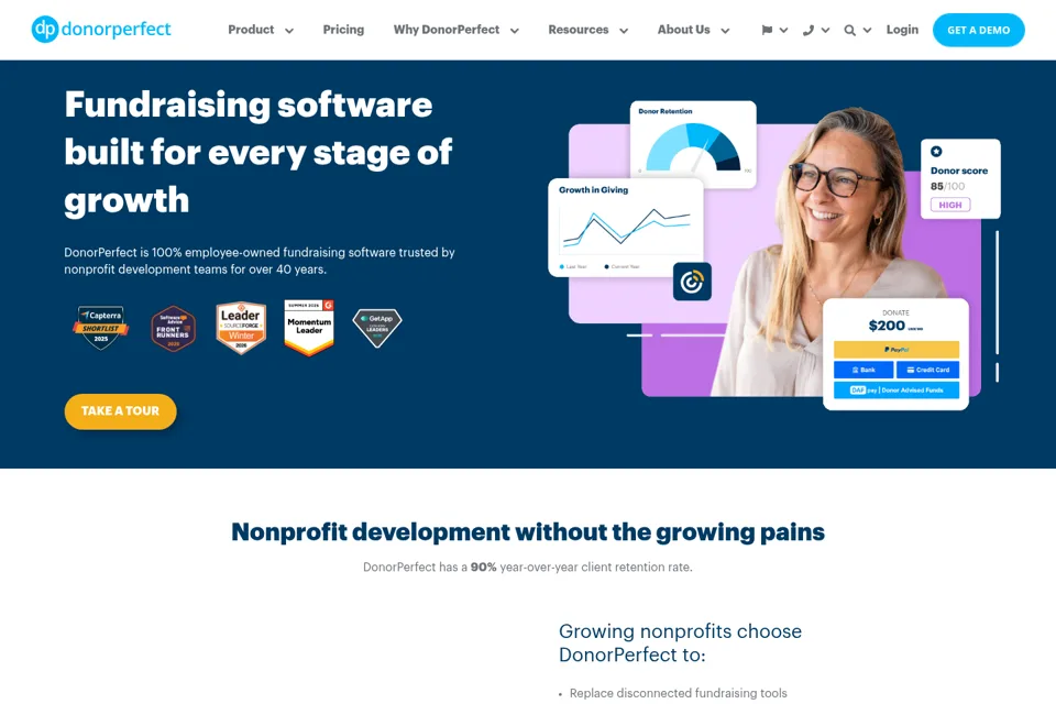 Landing page preview