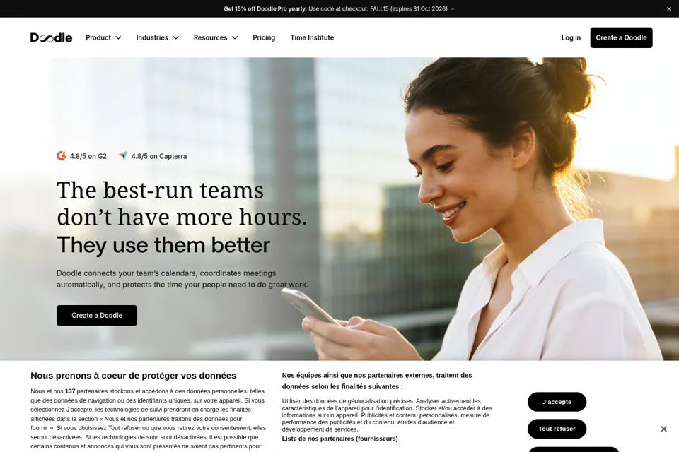 Landing page preview