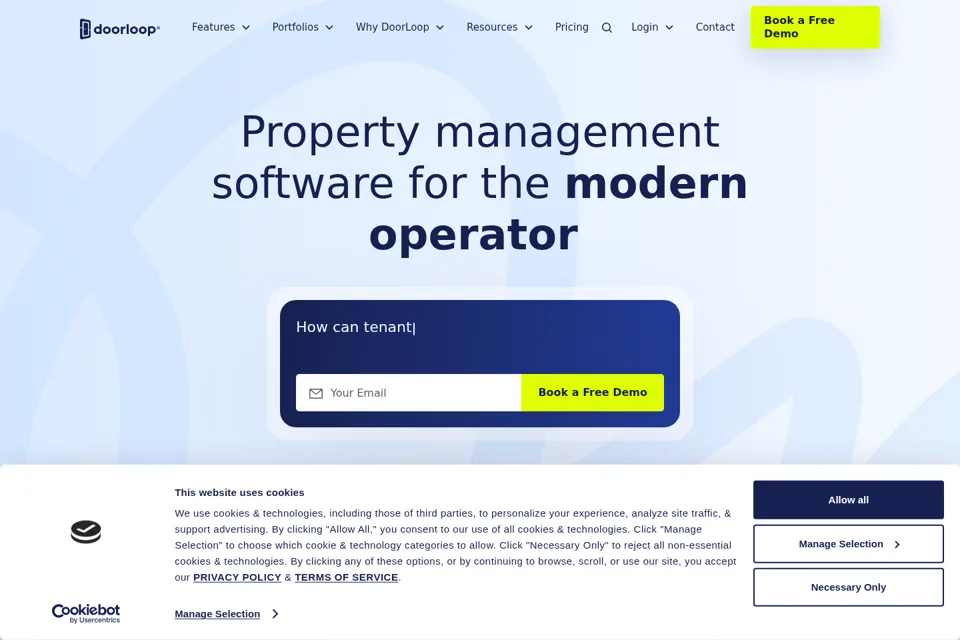 Landing page preview