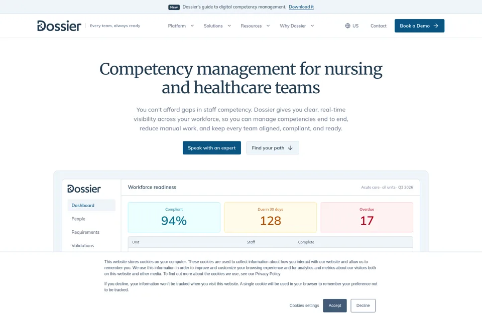 Landing page preview