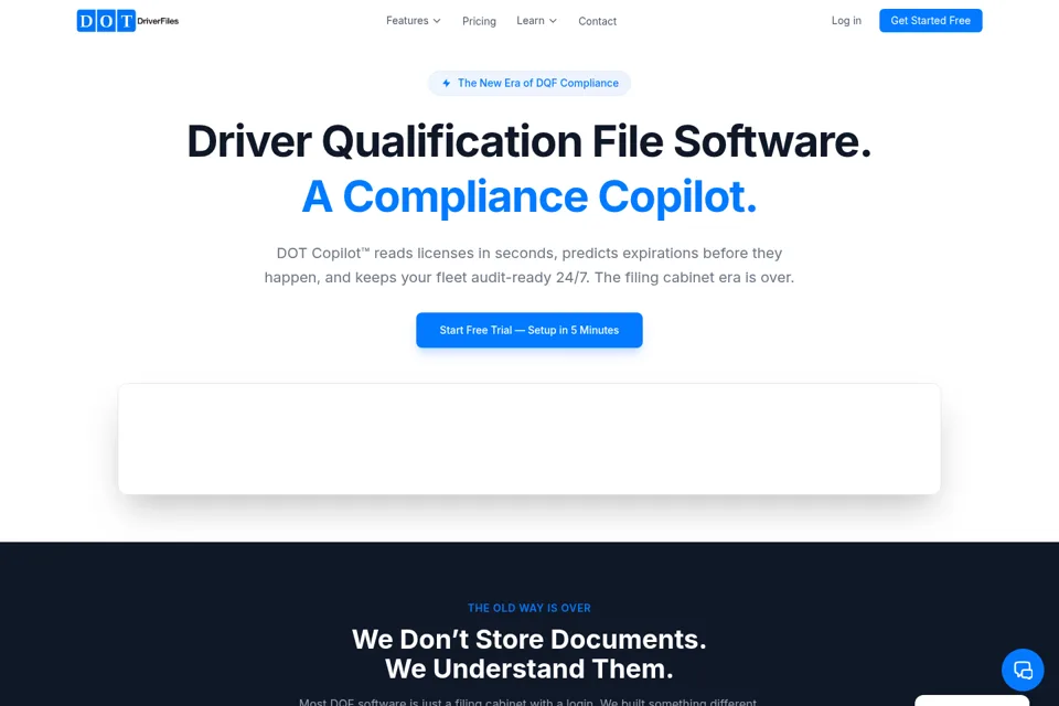 Landing page preview