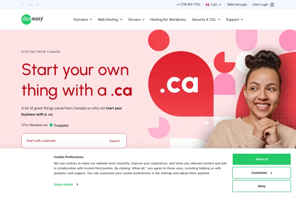 Landing page preview