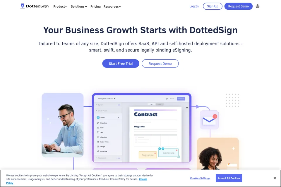 Landing page preview