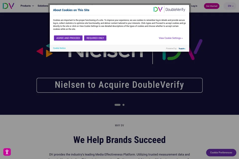 Landing page preview
