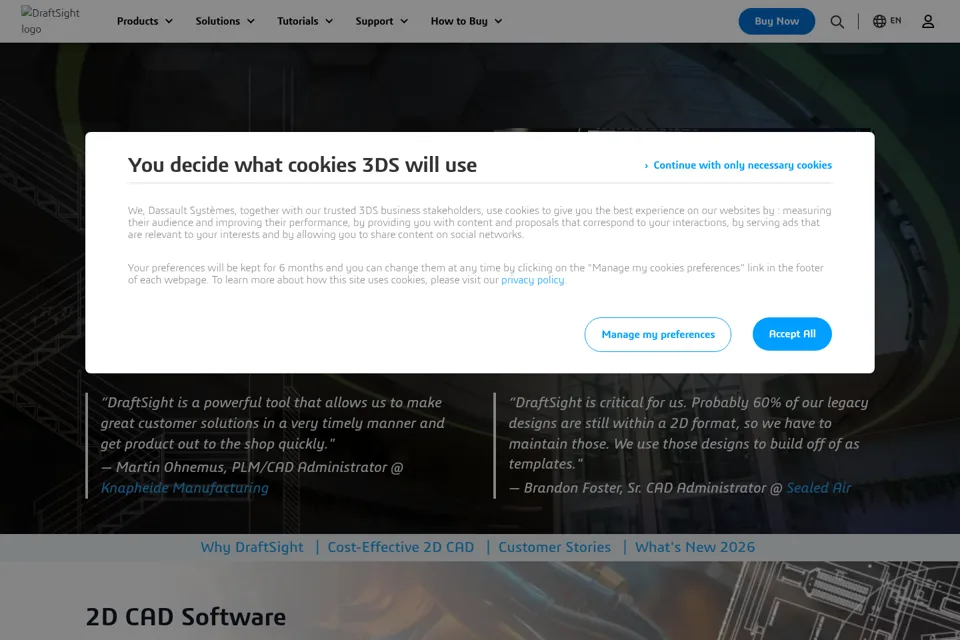 Landing page preview