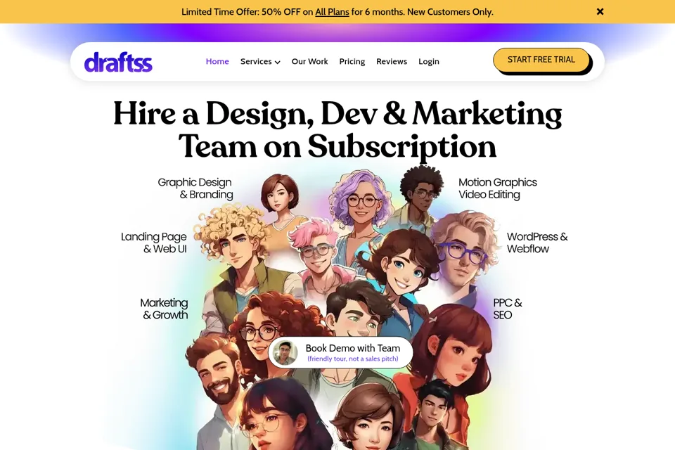 Landing page preview